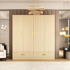 Large Wardrobe w/Optional Top Cabinet Bedroom Accent Closet Cabinet