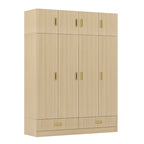Large Wardrobe w/Optional Top Cabinet Bedroom Accent Closet Cabinet