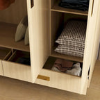 Large Wardrobe w/Optional Top Cabinet Bedroom Accent Closet Cabinet