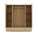 Large Wardrobe w/Optional Top Cabinet Bedroom Accent Closet Cabinet