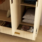 Large Wardrobe w/Optional Top Cabinet Bedroom Accent Closet Cabinet