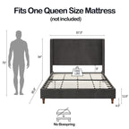 Harper Tall Headboard Upholstered Bed