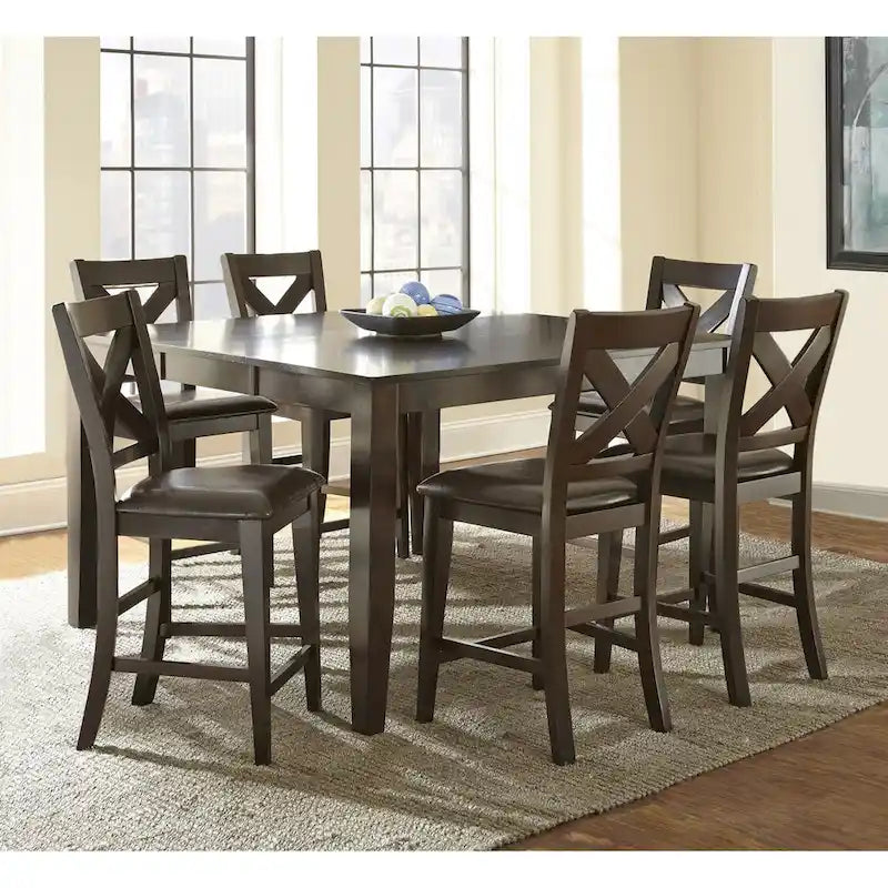 Copley Counter Height Dining Set with Self Storing Leaf by 