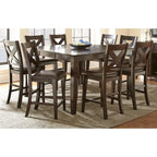 Copley Counter Height Dining Set with Self Storing Leaf by