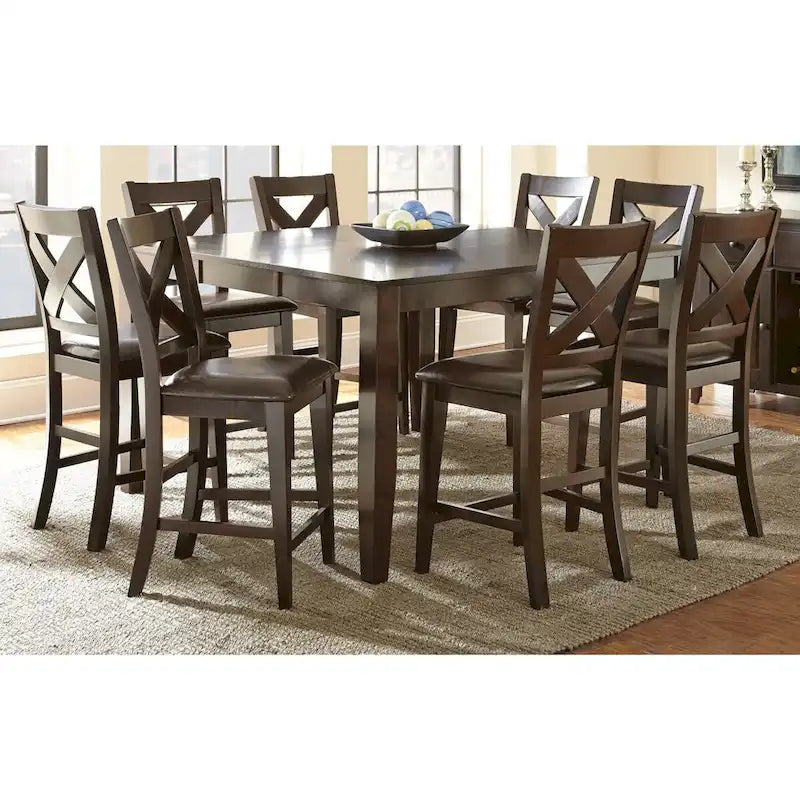 Copley Counter Height Dining Set with Self Storing Leaf by