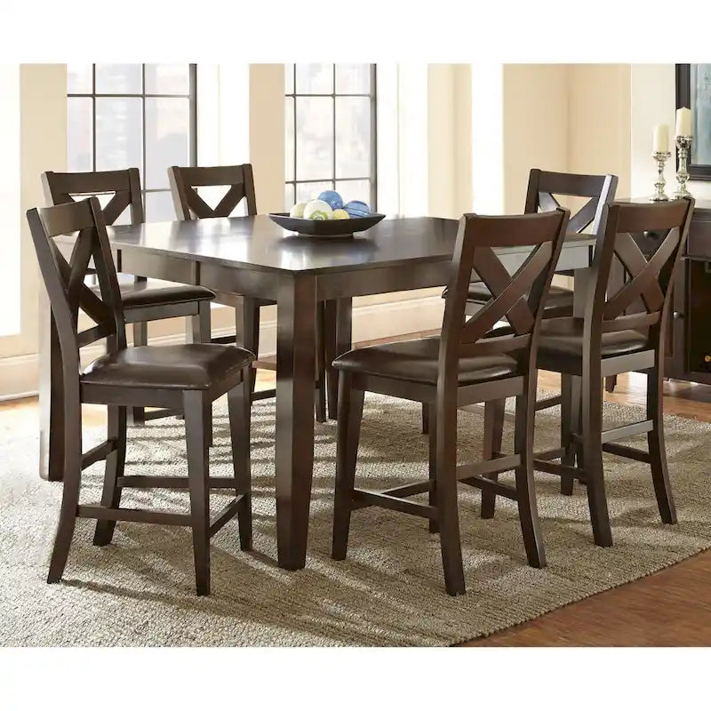 Copley Counter Height Dining Set with Self Storing Leaf by