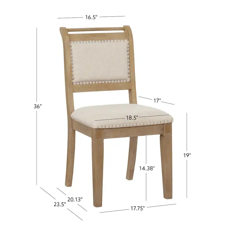Ursula Wooden Upholstered Dining Chair