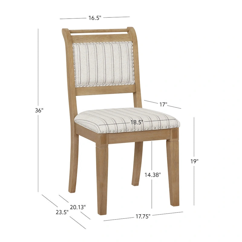 Ursula Wooden Upholstered Dining Chair