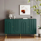Modern Lacquered 4 Door Wooden Cabinet
