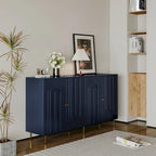 Modern Lacquered 4 Door Wooden Cabinet