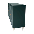 Modern Lacquered 4 Door Wooden Cabinet