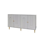 Modern Lacquered 4 Door Wooden Cabinet