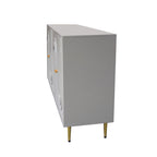 Modern Lacquered 4 Door Wooden Cabinet