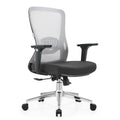 Cotton Office Chair with Mesh Mid-Back Adorit Series by