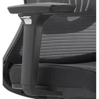 Cotton Office Chair with Mesh Mid-Back Adorit Series by