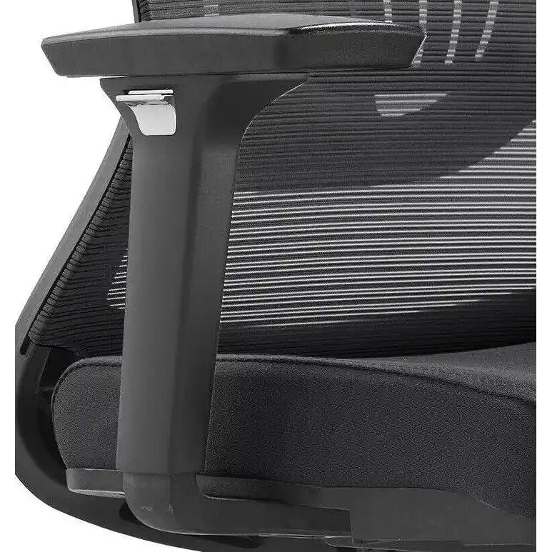 Cotton Office Chair with Mesh Mid-Back Adorit Series by