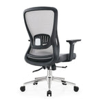 Cotton Office Chair with Mesh Mid-Back Adorit Series by