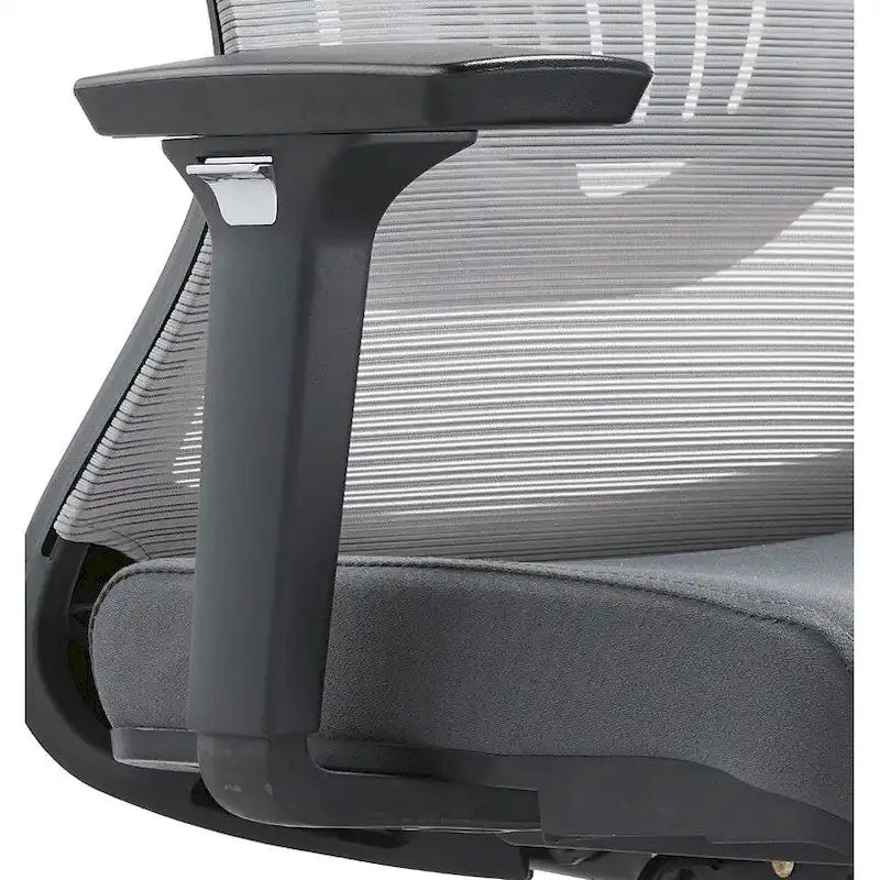 Cotton Office Chair with Mesh Mid-Back Adorit Series by