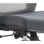 Cotton Office Chair with Mesh Mid-Back Adorit Series by