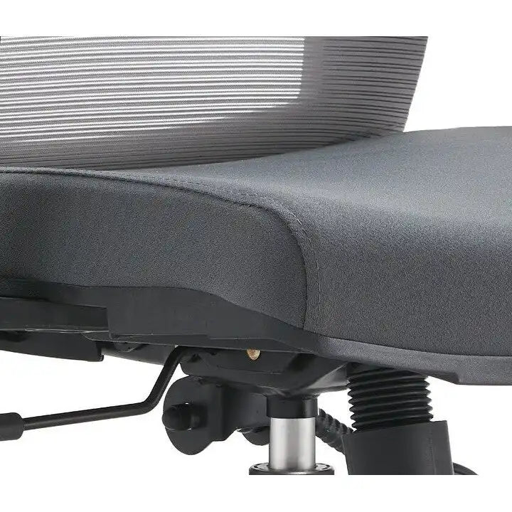 Cotton Office Chair with Mesh Mid-Back Adorit Series by