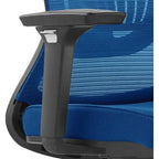 Cotton Office Chair with Mesh Mid-Back Adorit Series by