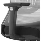Cotton Office Chair with Mesh Mid-Back Adorit Series by