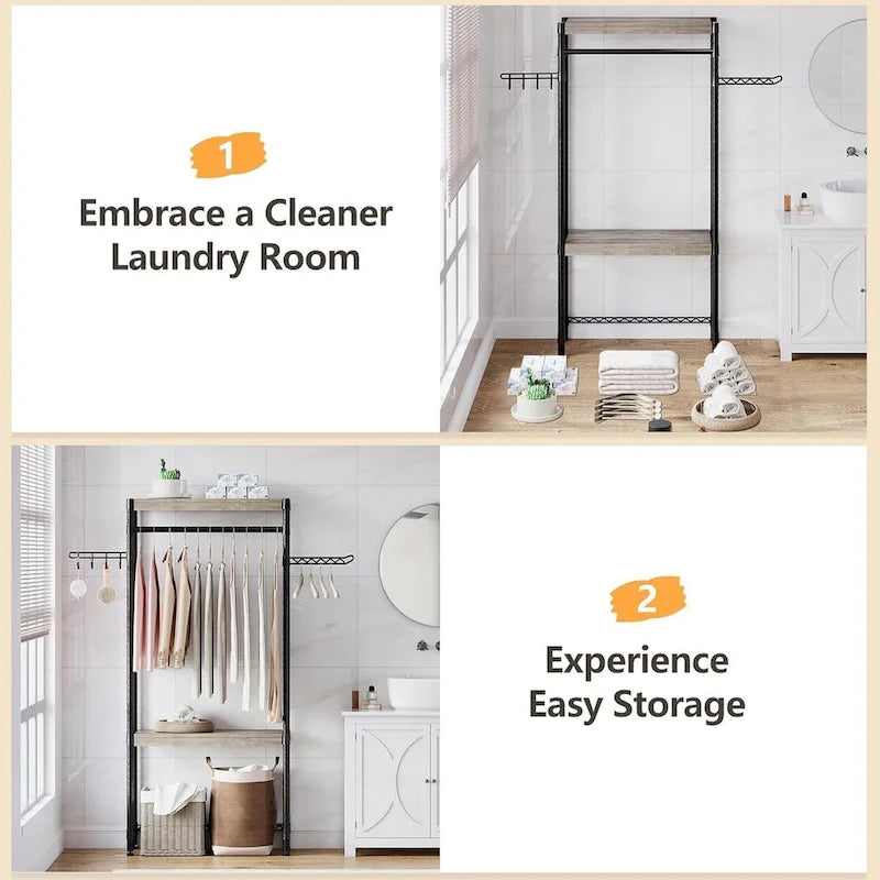 Over The Washer and Dryer Storage Shelf