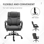 Ergonomic Office Chair with Wide Seat Adjustable Height