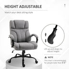 Ergonomic Office Chair with Wide Seat Adjustable Height