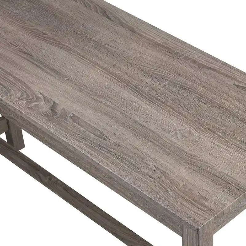 4 PCS Bar Table Dining Sets with Counter Stools and Built-in Power Outlets